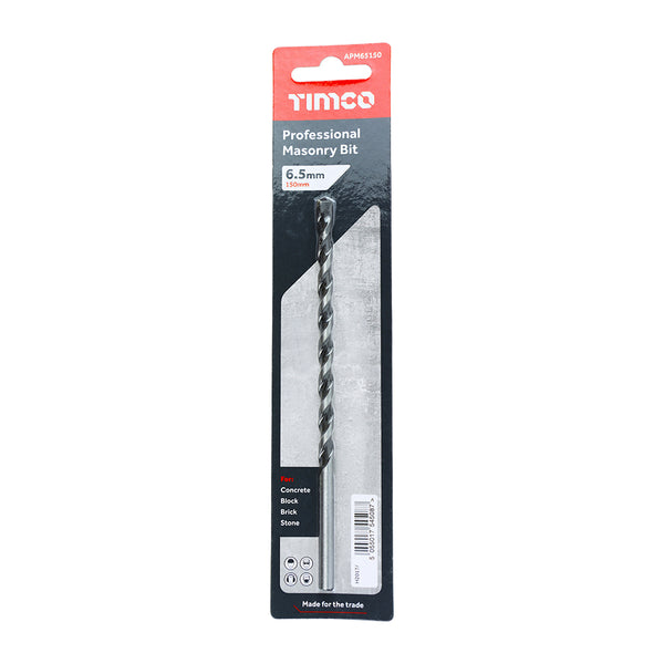 Timco Professional Masonry Bit 6.5 x 150