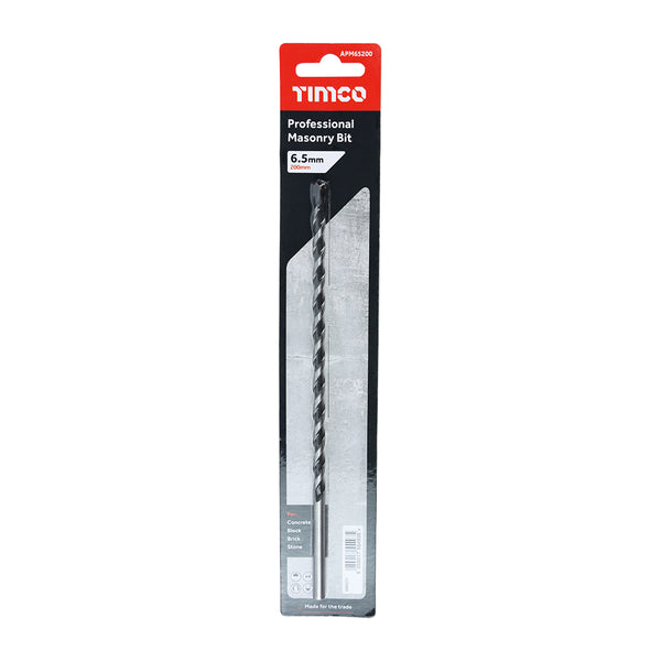 Timco Professional Masonry Bit 6.5 x 200