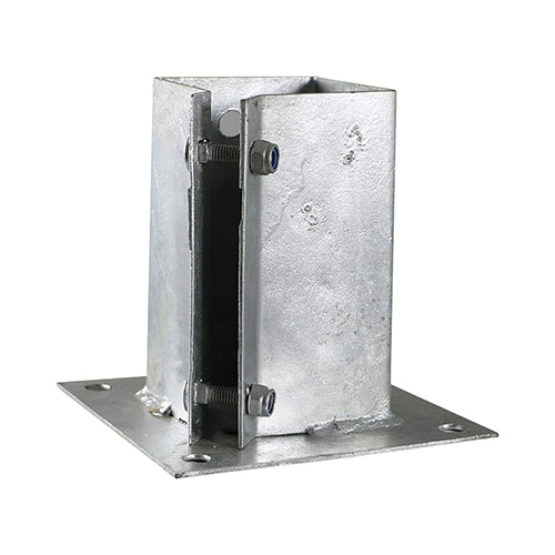 Timco Bolt Down Shoe - Hot Dipped Galvanised 75mm