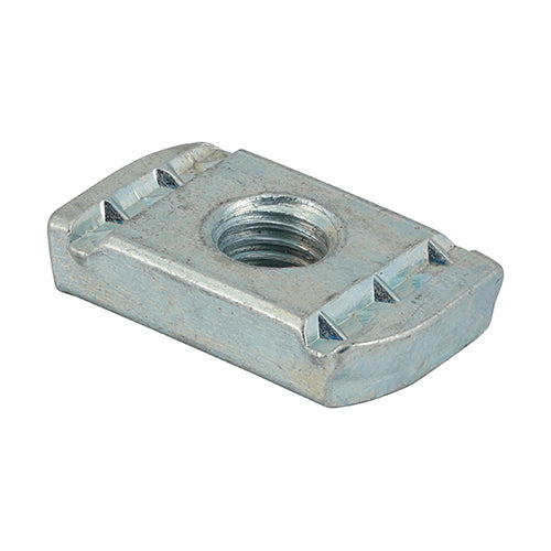 Timco Channel Nuts Without Spring - Zinc M12 - 100 Pieces
