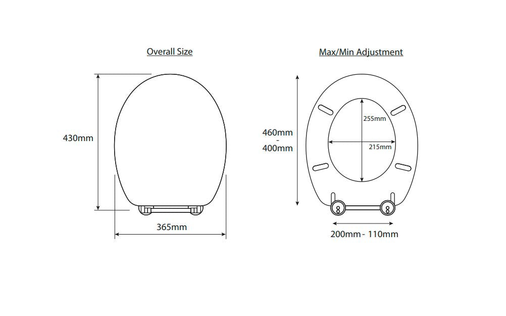Croydex Davos Mahogany Flexi-fix Solid Pine Effect Toilet Seat WL602252H