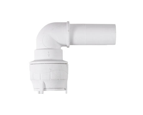 PolyFit Spigot Elbow 15mm White OFIT1015B