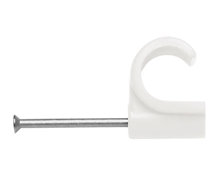 PolyFit Nail In Pipe Clip 15mm White 10 Pk PPS123