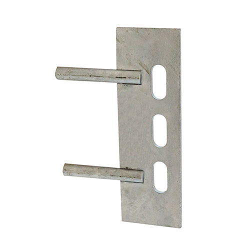 Timco Gravel Board Clip - Twin Pin - Galvanised 150 x 50mm