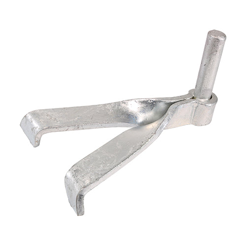 Timco Gate Hooks To Build - Single Brick - Hot Dipped Galvanised 16mm