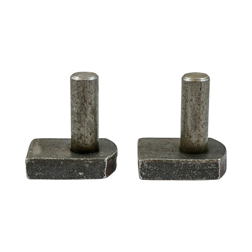 Timco Gate Hooks to Weld - Self Coloured 22mm