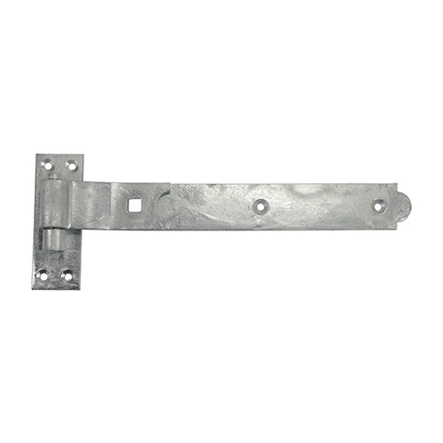 Timco Pair of Cranked Band & Hook On Plates - Hot Dipped Galvanised 250mm