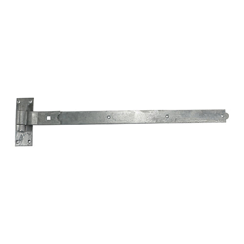 Timco Pair of Cranked Band & Hook On Plates - Hot Dipped Galvanised 600mm