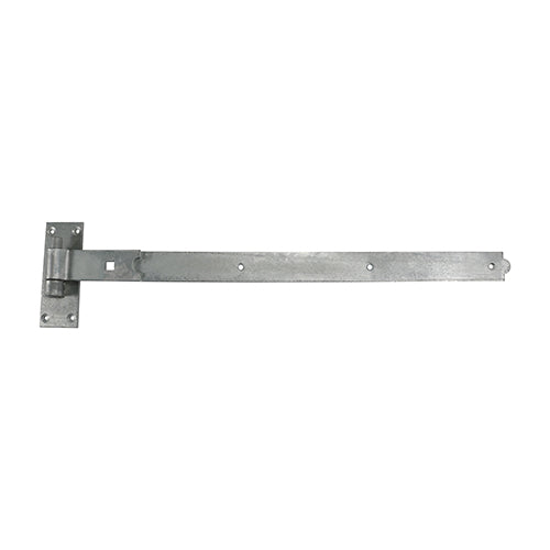 Timco Pair of Straight Band & Hook On Plates - Hot Dipped Galvanised 750mm