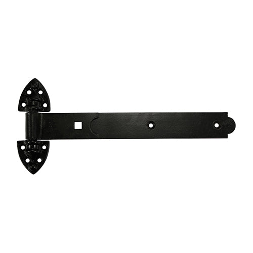 Timco Pair of Heavy Reversible Hinges - Black 300mm