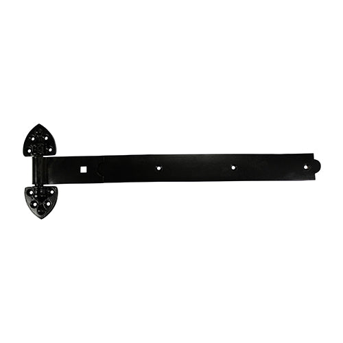 Timco Pair of Heavy Reversible Hinges - Black 400mm