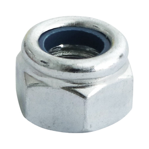 Timco Nylon Nuts - Type P - Zinc M12 - 100 Pieces