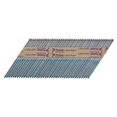 Timco Paslode IM360Ci Nails & Fuel Cells Trade Pack - Plain Shank - Galvanised + - 141070 3.1 x 90/2CFC - 2200 Pieces