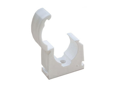 Oracstar Hinged Pipe Clip 15mm White 10 Pk PPS26