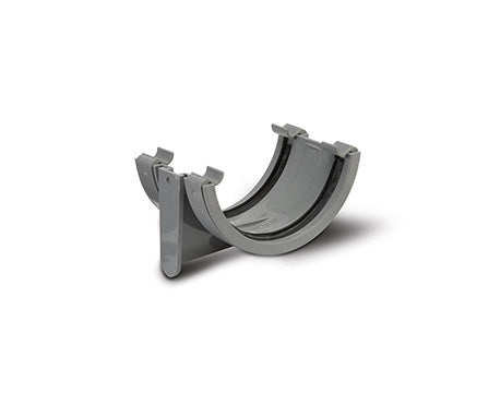 Polypipe Half Round 112mm Union Bracket Grey RW102