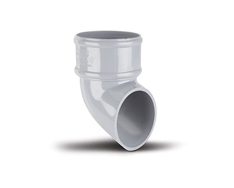 Polypipe Round 68mm Downpipe Shoe Grey RW128