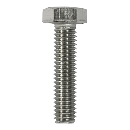 Timco Hex Set Screws - A2 Stainless Steel M10 x 100 - 5 Pieces