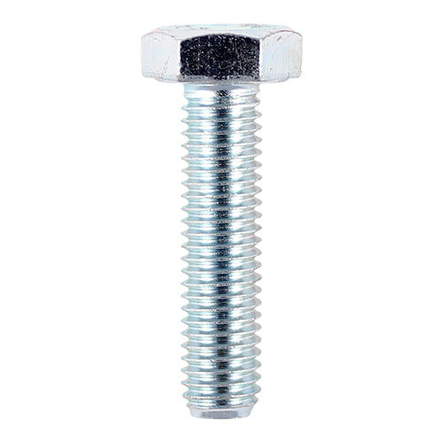 Timco Set Screws - Grade 8.8 - Zinc M10 x 100 - 50 Pieces