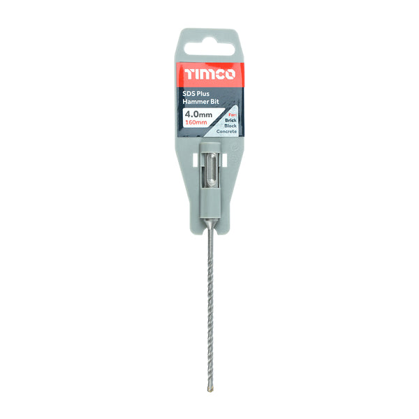 Timco SDS Plus Hammer Bit 4.0 x 160