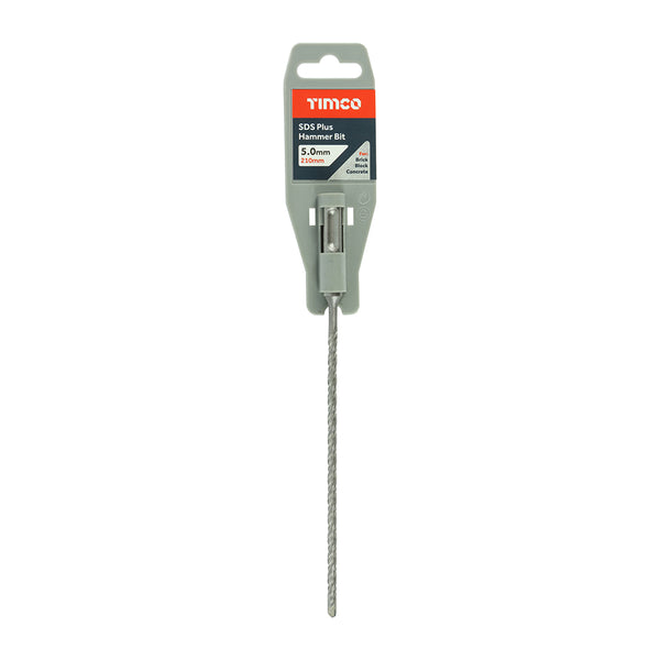 Timco SDS Plus Hammer Bit 5.0 x 210