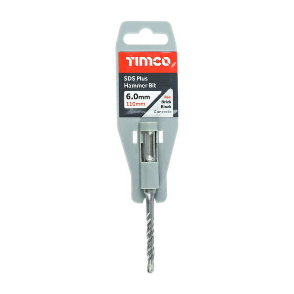 Timco SDS Plus Hammer Bit 6.0 x 110