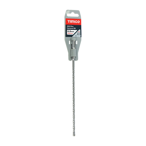 Timco SDS Plus Hammer Bit 6.0 x 260