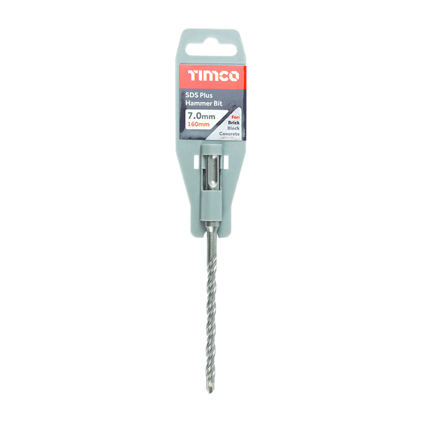 Timco SDS Plus Hammer Bit 7.0 x 160