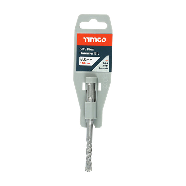 Timco SDS Plus Hammer Bit 8.0 x 110