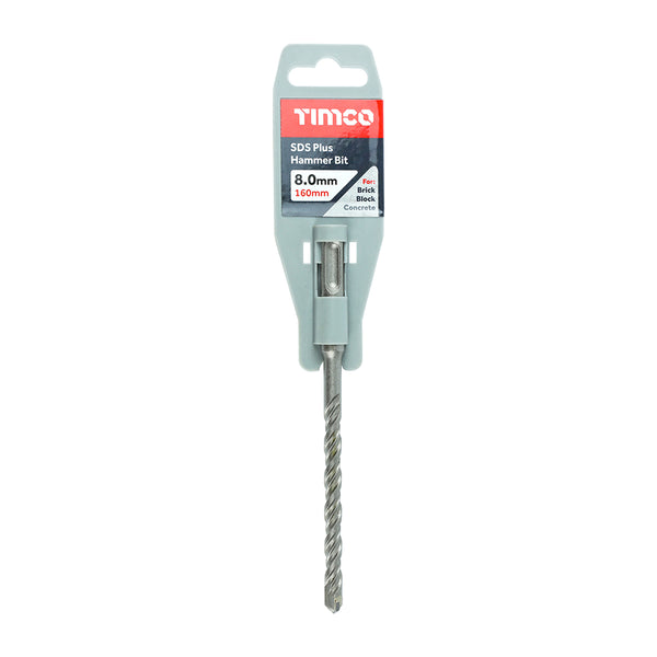 Timco SDS Plus Hammer Bit 8.0 x 160