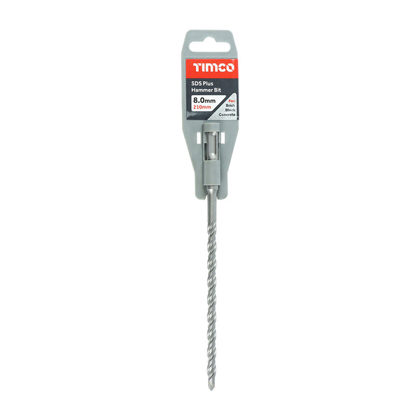 Timco SDS Plus Hammer Bit 8.0 x 210