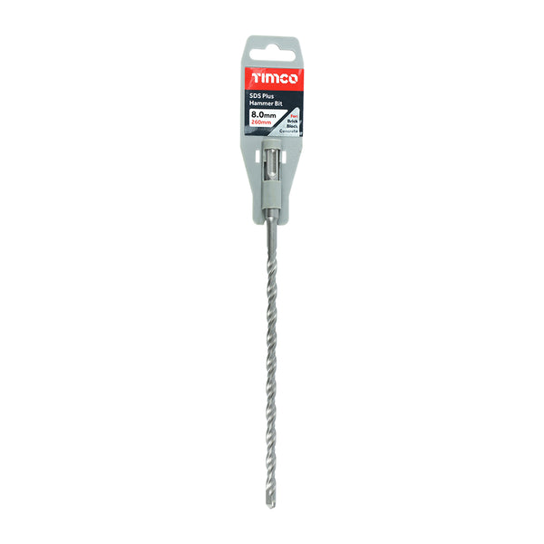 Timco SDS Plus Hammer Bit 8.0 x 260