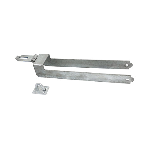 Timco Throw-Over Locking Gate Loop - Hot Dipped Galvanised 450mm