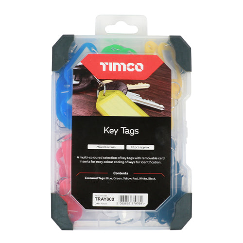 Timco Mixed Tray - Key Tags 48pcs