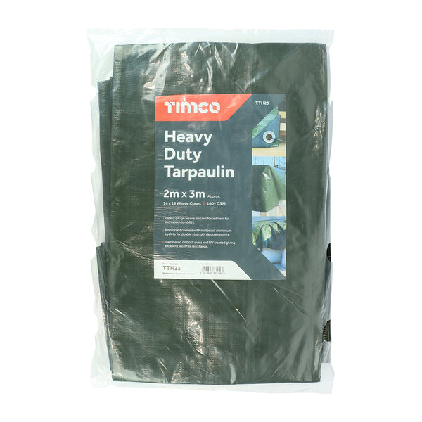 Timco Tarpaulin - Heavy Duty 2 x 3m