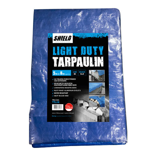 Timco Tarpaulin - Light Duty 4 x 5m