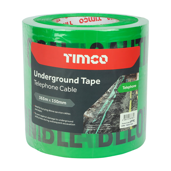 Timco Underground Tape - Telephone Cable 365m x 150mm