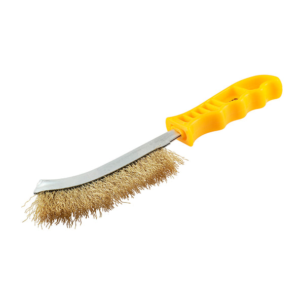 Timco Wire Hand Brush - Brass 255mm