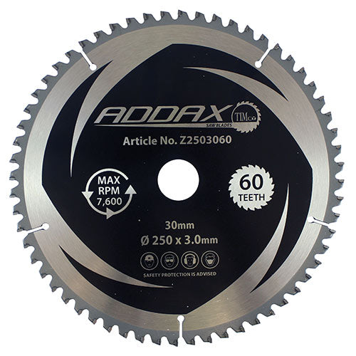 Timco 0° Mitre Saw Blade 250 x 30 x 60T