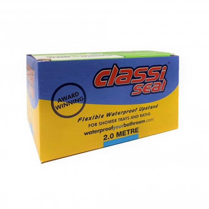 Classi Seal 2m Metre Self Adhesive Flexible Waterproof Upstand for Baths & Shower Trays