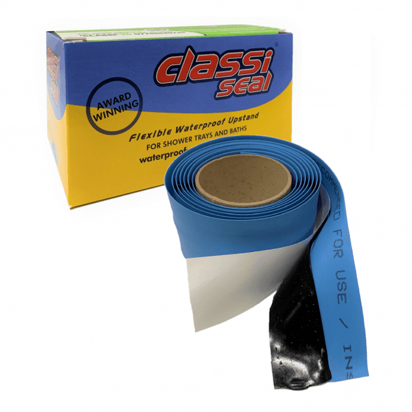 Classi Seal 2m Metre Self Adhesive Flexible Waterproof Upstand for Baths & Shower Trays