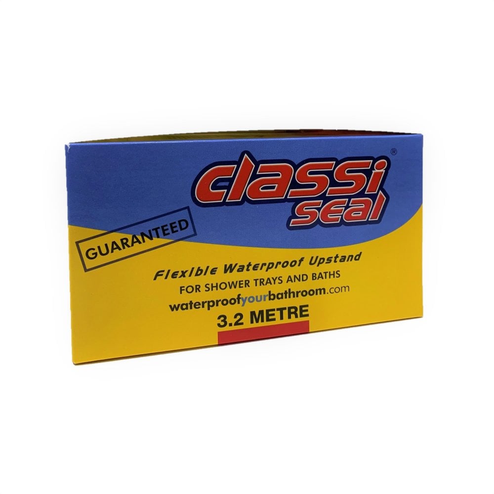 Classi Seal 3.2m Metre Self Adhesive Flexible Waterproof Upstand for Baths & Shower Trays