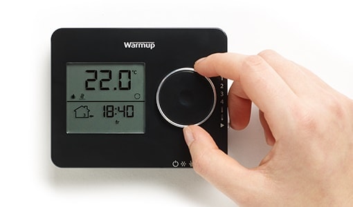 WarmupTempo Programmable Thermostat - Piano Black ELT PB