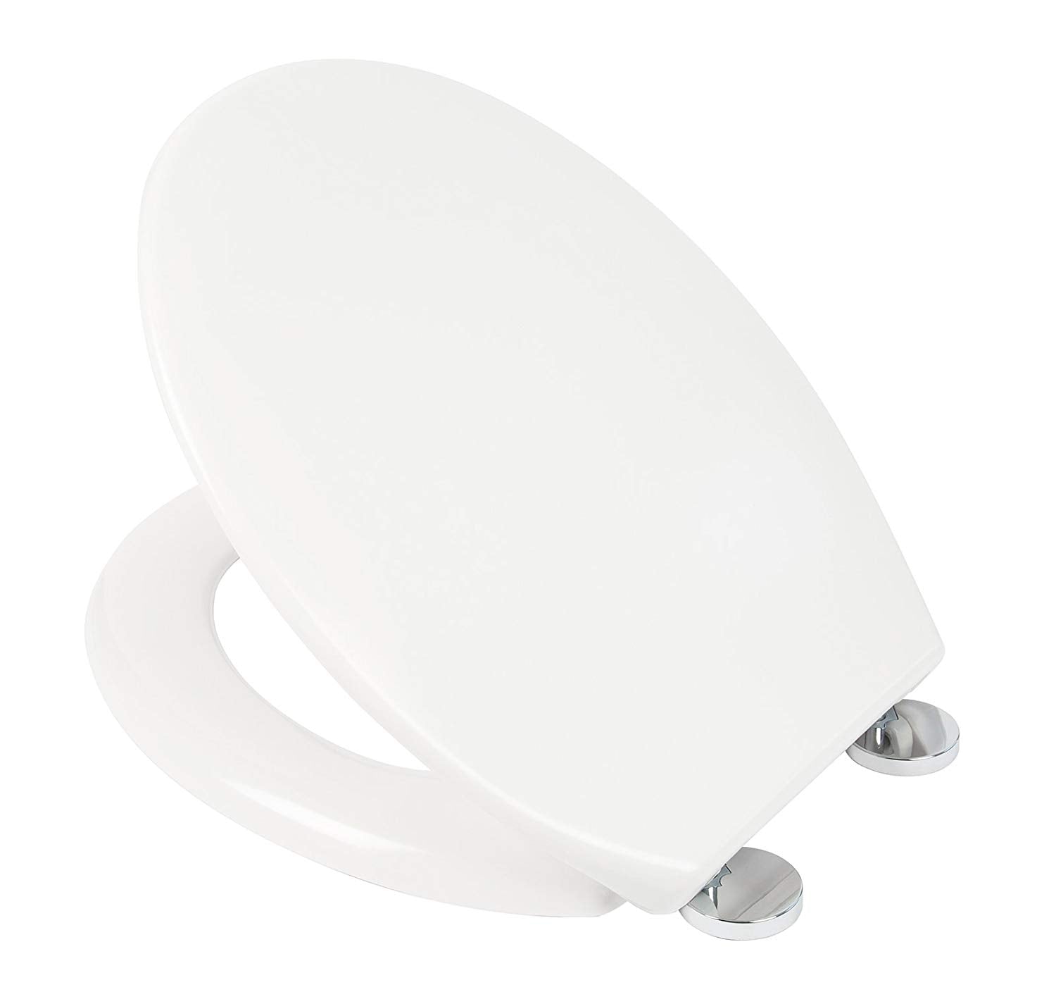 Croydex WL601222H Tahoe Flexi Fit White Toilet Seat, Always Fits