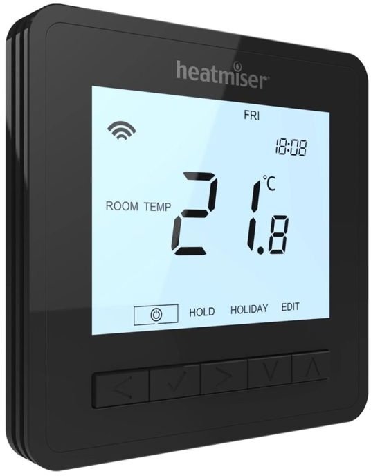 Heatmiser neoAir v3 Wireless Smart Thermostat Black