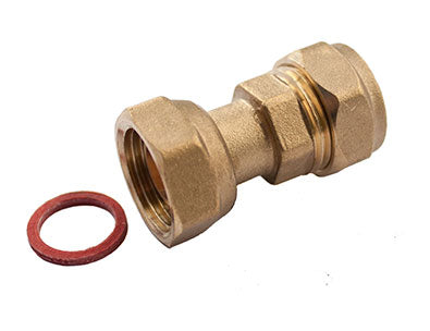 Oracstar Straight tap Connector 15mm x 3/4inch Brass PF141