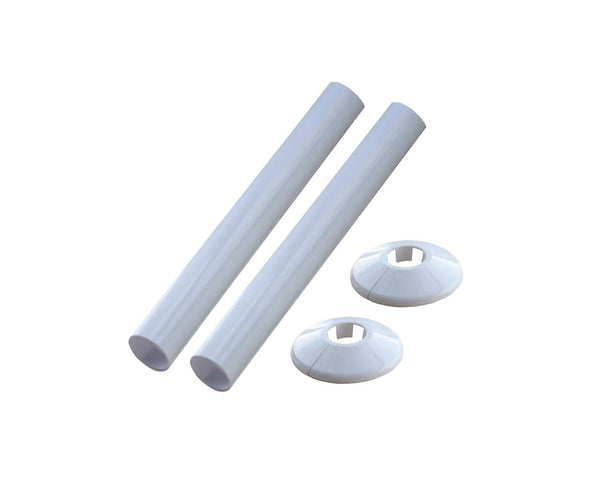 Oracstar Pipe Covers and Collars 15mm White 2 Pk PPS444K
