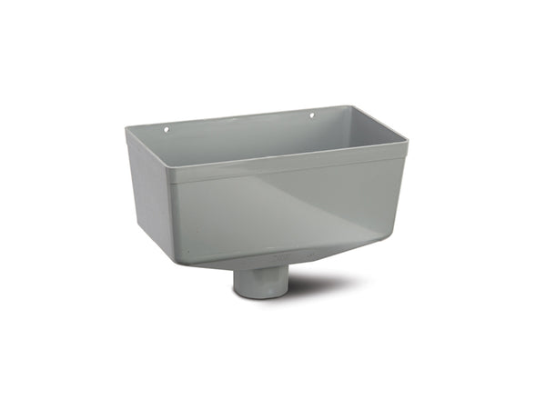 Polypipe Round 68mm Downpipe Standard Hopper Grey RW130