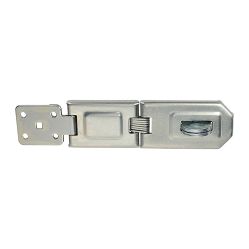 Timco Single Hinged Hasp & Staple - Zinc 160mm