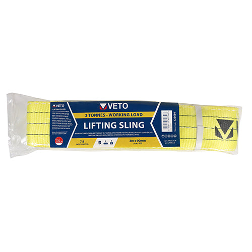 Timco Lifting Sling 3000kg / 3 Tonnes 3m x 90mm