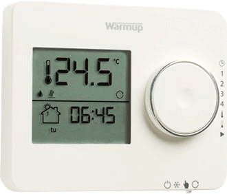 WarmupTempo Programmable Thermostat - Porcelain White ELT PW